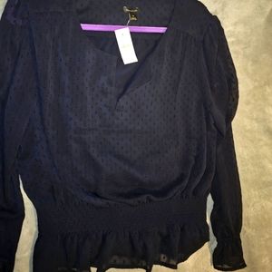 Ann Taylor Peplum Blouse